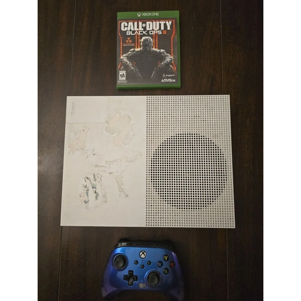 Microsoft Xbox One S 1TB Console Bundle w/ Wireless Controller And 1 Game